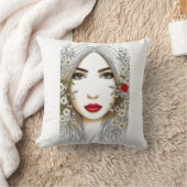 自然のウィスパーフェミニンズ – 美しいイン開花 クッション (ブランケット)