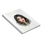 自然のウィスパーフェミニンズ – 美しいイン開花 ノートブック (右側)