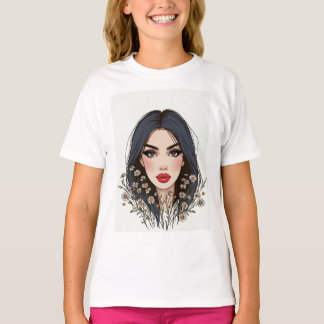 自然のウィスパーフェミニンズ – 美しいイン開花 Tシャツ
