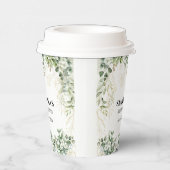 自然のウィスパー:植物性至福ブライダルシャワー 紙コップ (右)