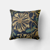 自然のエレガンス：ハニーサックルby William Morris クッション (裏面)