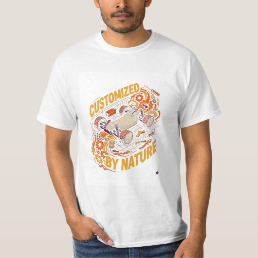 自然のカスタマイズ Tシャツ (正面)