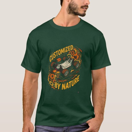 自然のカスタマイズ Tシャツ (正面)