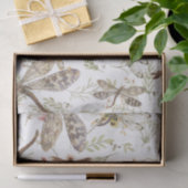 自然のコラージュのトンボ 薄葉紙 (ギフト)