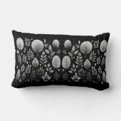 自然のシルエット：夜 ランバークッション (裏面)