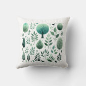 自然のシルエット： Day クッション (裏面)