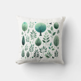 自然のシルエット： Day クッション