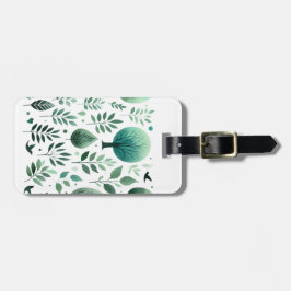 自然のシルエット： Day ラゲッジタグ