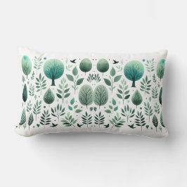 自然のシルエット： Day ランバークッション