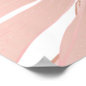 自然のシームレスなパターン手書き抽象芸術のTROPI ポスター (角)