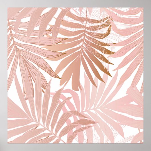 自然のシームレスなパターン手書き抽象芸術のTROPI ポスター (正面)