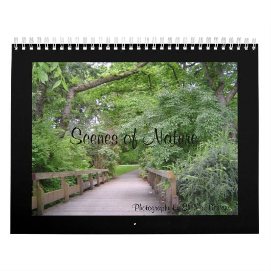 自然のシーン – バンクーバー, B.C.カナダ カレンダー (カバー)