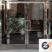 自然のタペストリー窓が離れない ウィンドウサイン (オフィスドア)