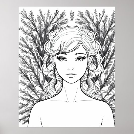 自然のニンフ ポスター (正面)