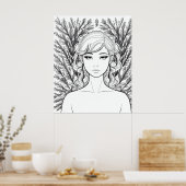 自然のニンフ ポスター (キッチン)