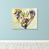 自然のハート キャンバスプリント (インサイチュ (ウッドフロア))
