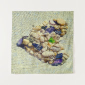 自然のハート タペストリー (正面(横))