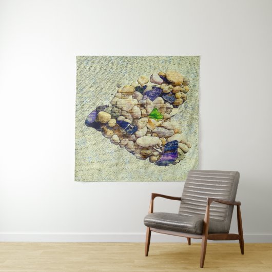 自然のハート タペストリー (インサイチュ(横))