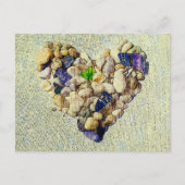自然のハート ポストカード (正面)