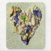 自然のハート マウスパッド (正面)