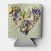 自然のハート 缶クーラー (正面)