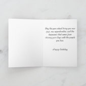 自然のバースデー・カードのねじれ カード (内部)