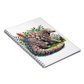 自然のパターン – ジャングルパンゴリン ノートブック (右側)