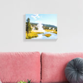 自然のパレット:イエローストーン素晴らしの風景 キャンバスプリント (インサイチュ (リビング))