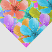 自然のパレット：三色の花開花 薄葉紙 (詳細)