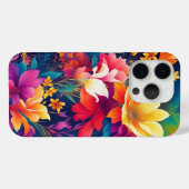 自然のファンタジーが明らかになる – フローラルパターンデザイン Case-Mate iPhoneケース (裏面 (横))