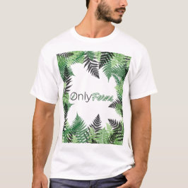自然のプリント Tシャツ