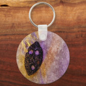 自然のマスクがビーチ キーホルダー (正面)