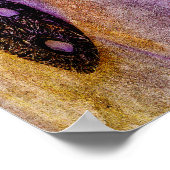 自然のマスクがビーチ ポスター (角)