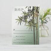 自然のラップ – RSVPカード 招待状 (スタンド正面)
