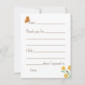 自然の不思議キッズ 記入式サンキューノート サンキューカード (正面)