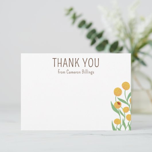 自然の不思議 感謝のメッセージカード ランドスケープ ステーショナリー サンキューカード (スタンド正面)