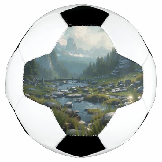 自然の世界21。 サッカーボール (正面)