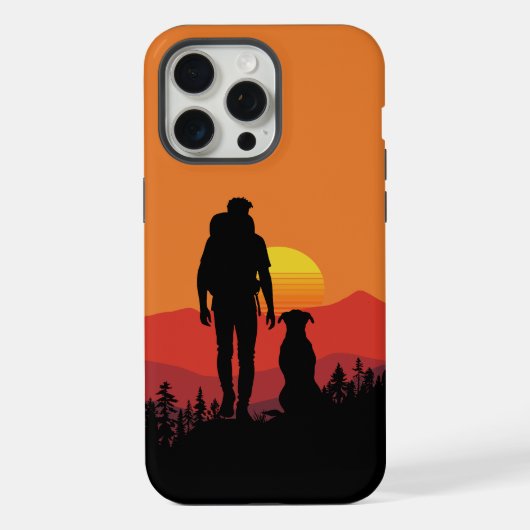 自然の中での素晴らしい冒険 iPhoneケース (裏面)