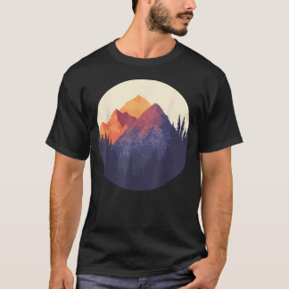 自然の中でハイキング Tシャツ