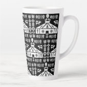 自然の中で暮らすユルト カフェラテマグ (右)