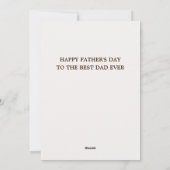 自然の中で楽しむ水彩キャンピング 父の日のカード シーズンカード (裏面)