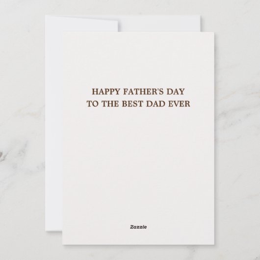 自然の中で楽しむ水彩キャンピング 父の日のカード シーズンカード (裏面)