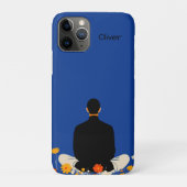 自然の中で瞑想する Case-Mate iPhoneケース (裏)