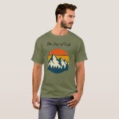 自然の中で穏やかに暮らす Tシャツ (正面フル)