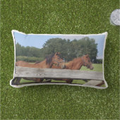 自然の中で駆ける馬たち アウトドアクッション (芝生)
