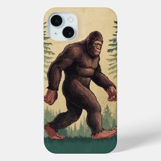 自然の中のサスクワッチ Case-Mate iPhoneケース (裏面)