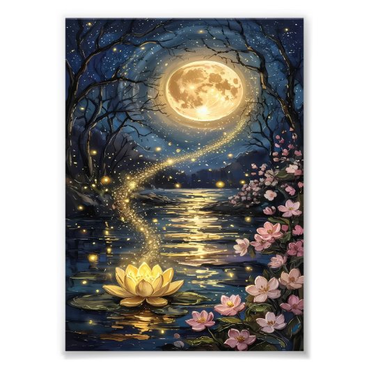 自然の中の花 フォトプリント            (正面)