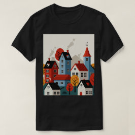 自然の中の街 Tシャツ