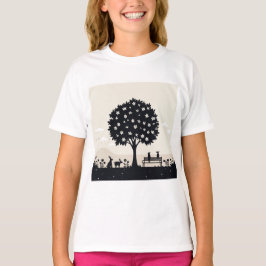 自然の中の超現実的で穏やかな風景 Tシャツ