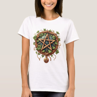 自然の五芒星 Tシャツ